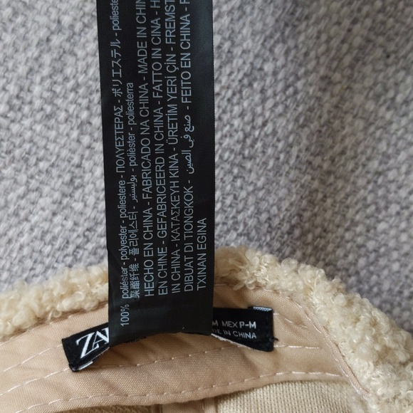 Zara faux shearling cap - Picture 9 of 9